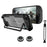 For Nintendo Switch 2 Game Console Shockproof Cover Crystal Clear TPU  + PC Protective Case - Black - 1