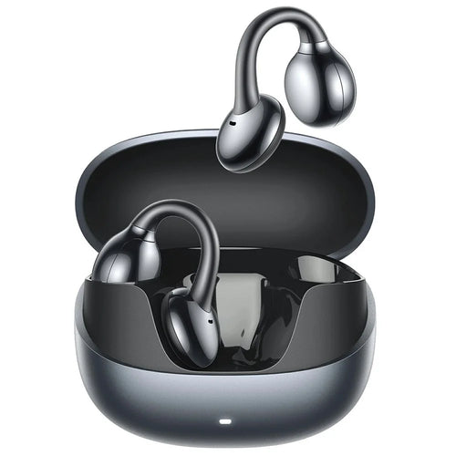 JOYROOM JR-OE3 Open-Ear Clip-On Wireless Headphones Bluetooth-Compatible Earbuds with Deep Bass - Dark Grey - 1