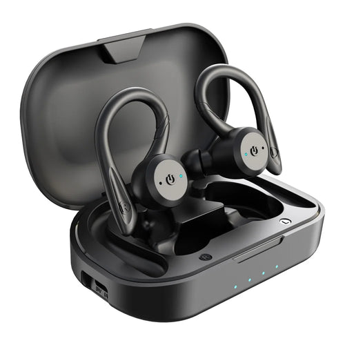 BE1032 Earhook TWS Earbuds Bluetooth-Compatible 5.0 Headset IPX7 Waterproof Sport Stereo Wireless Earphones - 1