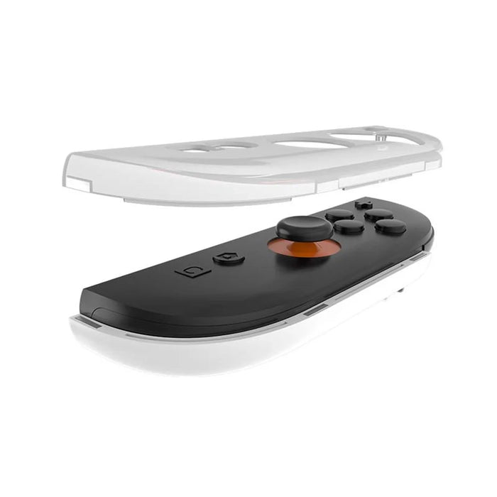 HBS-2816 2Pcs For Nintendo Switch 2 Left and Right Joy-Con Controller Magnetic Shell Clear PC Protective Case - 2