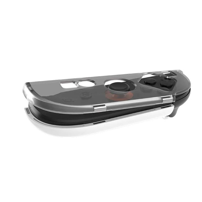 HBS-2816 2Pcs For Nintendo Switch 2 Left and Right Joy-Con Controller Magnetic Shell Clear PC Protective Case - 4