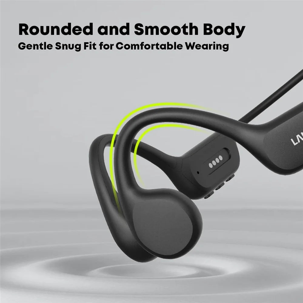 LANGSDOM BE17 IPX8 Waterproof Bone Conduction Bluetooth-Compatible Headphones Built In 32G Storage - 4