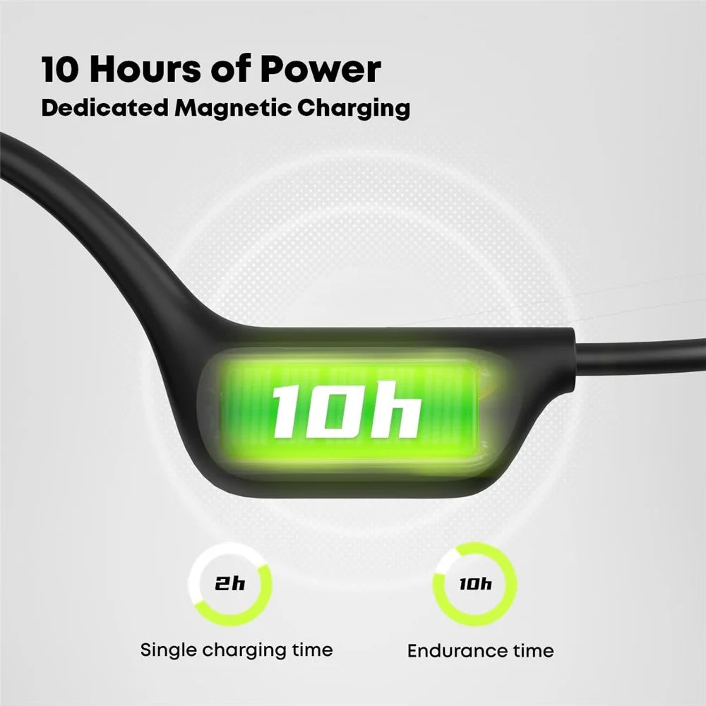 LANGSDOM BE17 IPX8 Waterproof Bone Conduction Bluetooth-Compatible Headphones Built In 32G Storage - 6