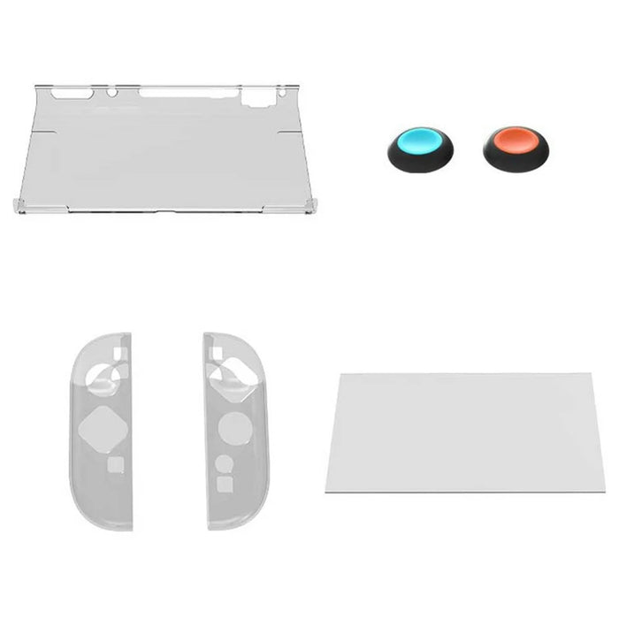 HBS-2817 For Nintendo Switch 2 Back Cover 3 In 1 Joy-Con Controller Anti Scratch Protective Case - 7