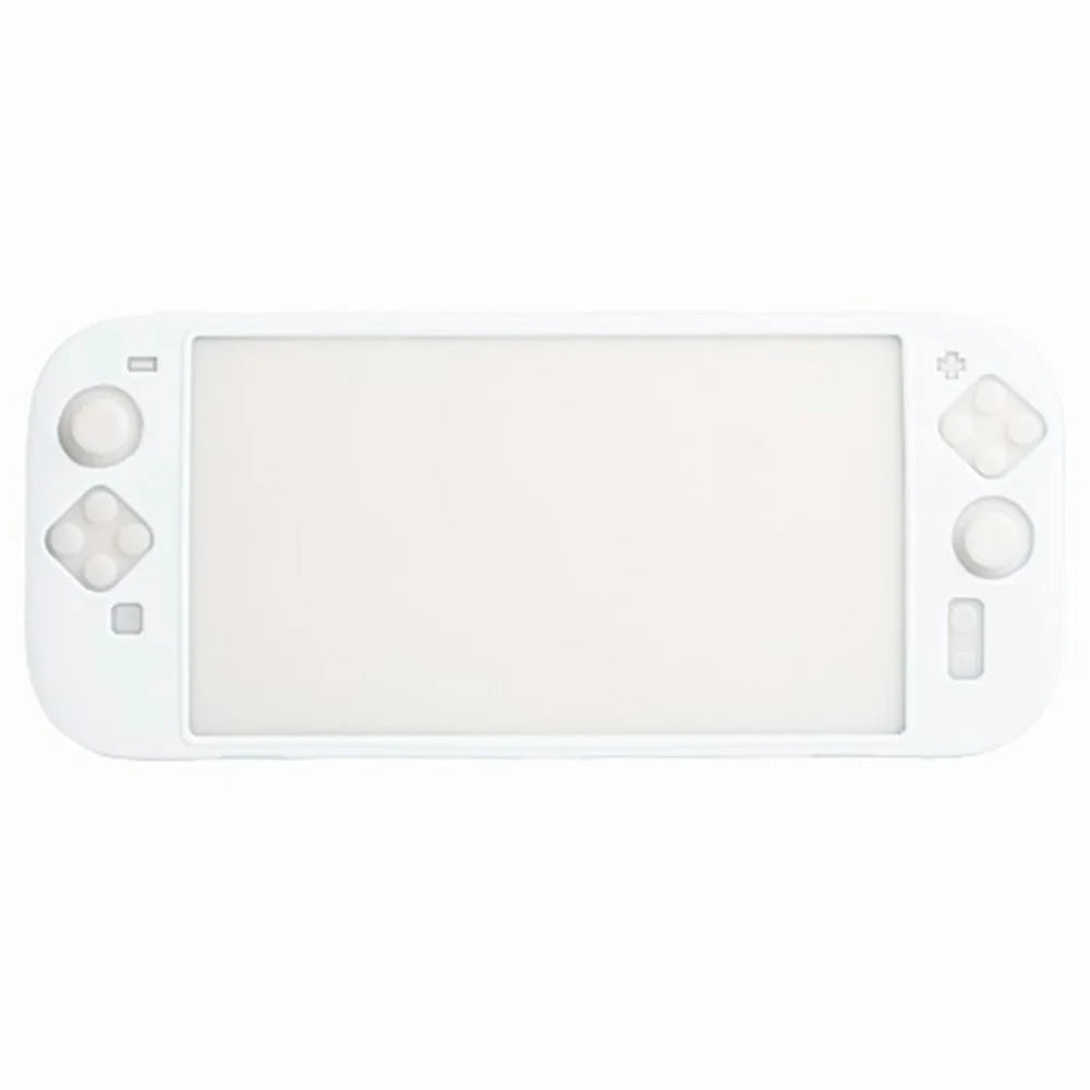 For Nintendo Switch 2 Silicone Case Integrated Design Washable Shockproof Protective Cover - White - 1