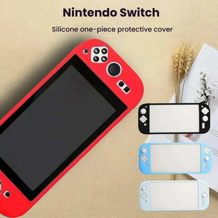 For Nintendo Switch 2 Silicone Case Integrated Design Washable Shockproof Protective Cover - White - 2