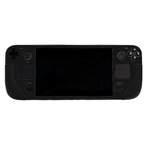 For Steam Deck Silicone Case Integrated Design Washable Shockproof Protective Cover - Black - 1