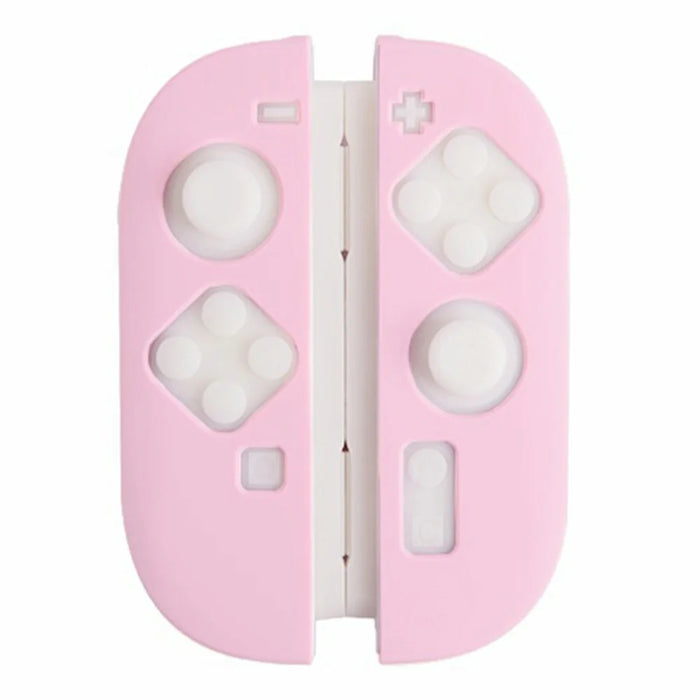 For Nintendo Switch 2 Controller Silicone Case Separate Design Shockproof Anti Drop Protective Cover - Pink - 1