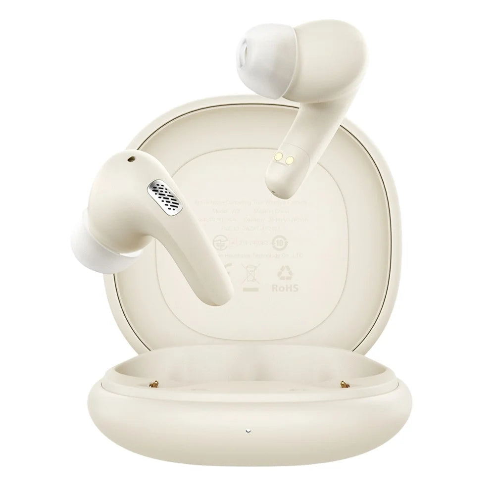 ACEFAST W3 TWS Bluetooth-Compatible Earbuds Active Noise Cancelling Wireless In-Ear Headset - Khaki - 1