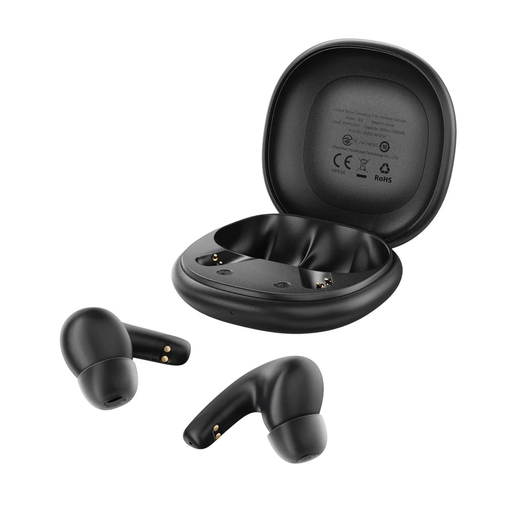 ACEFAST W3 TWS Bluetooth-Compatible Earbuds Active Noise Cancelling Wireless In-Ear Headset - Khaki - 3