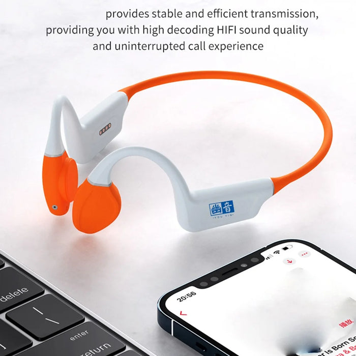 YOUYIN WY998-Plus Built In 32G Memory IPX8 Waterproof Bone Conduction Sports Headphones for Swimming - 5