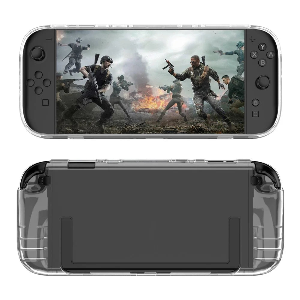 SW2D04 For Nintendo Switch 2 Handheld Game Console Protective Case Transparent Anti Drop TPU Cover - 2
