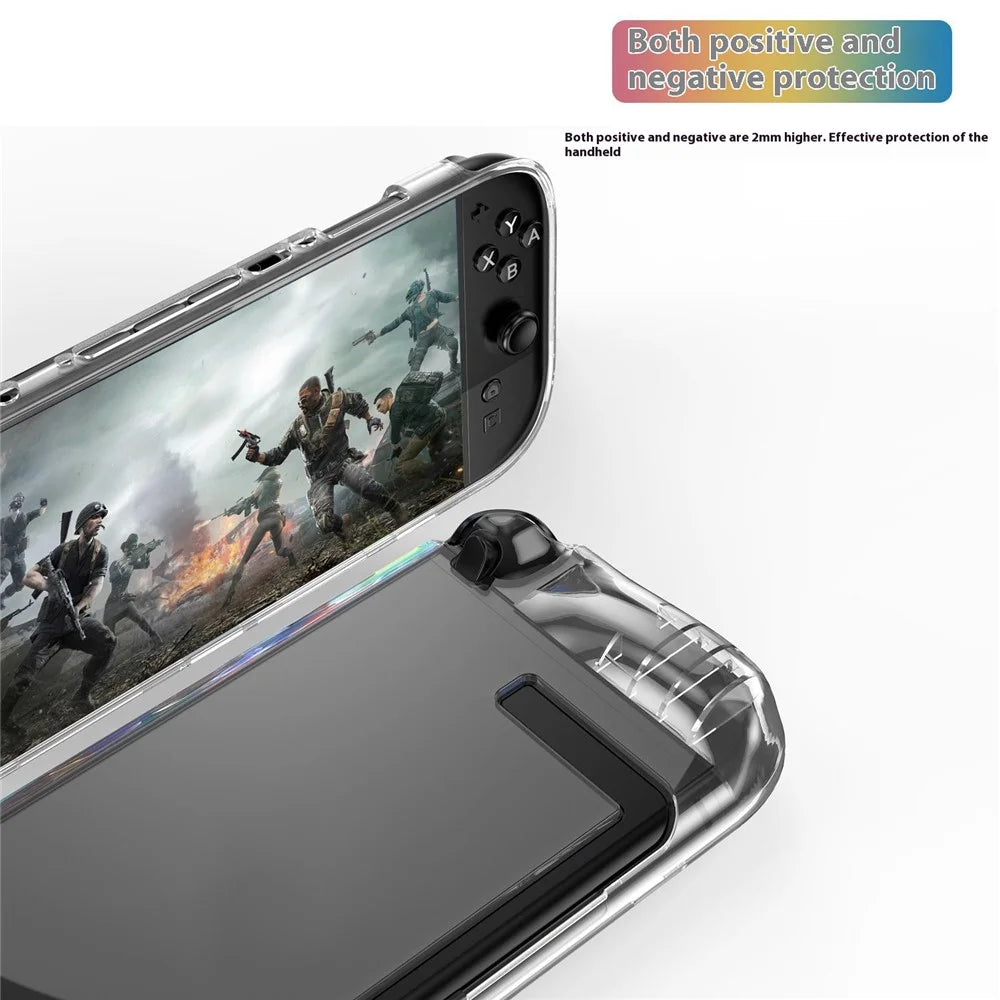 SW2D04 For Nintendo Switch 2 Handheld Game Console Protective Case Transparent Anti Drop TPU Cover - 7