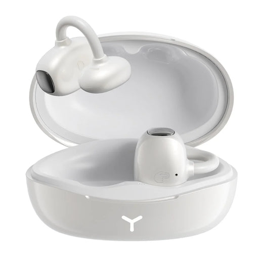 HILEO Hi85 Ear-Clip Wireless Headphones Bluetooth-Compatible Stereo Earbuds Button  /  Touch Operation ENC Earphones - White - 2