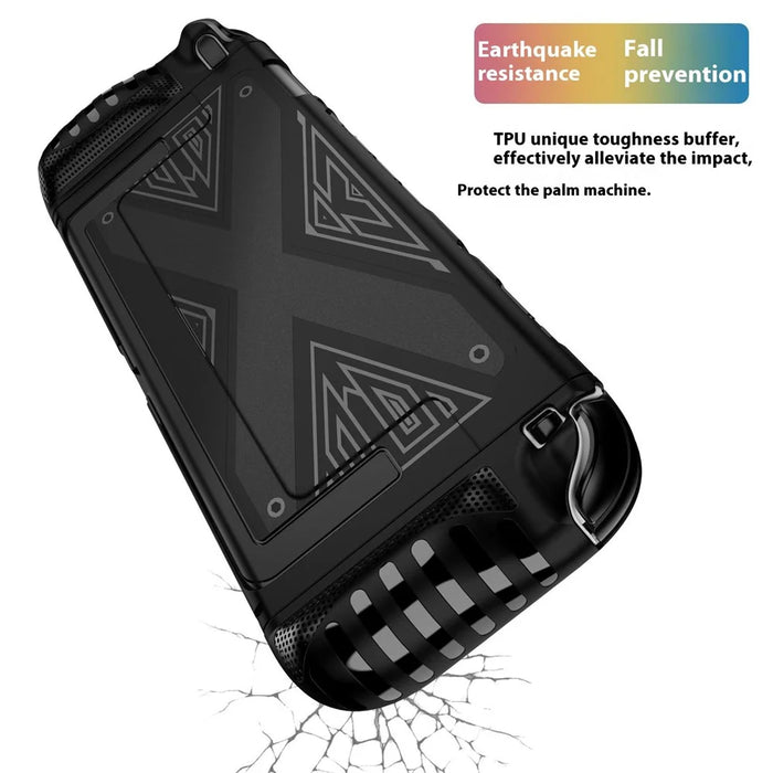 SW2D03 For Nintendo Switch 2 Game Console Anti Scratch Case TPU + PC Split Protective Cover - Black - 3