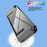 SW2D05 For Nintendo Switch 2 Game Console Case Diamond Texture Transparent TPU + PC Split Protective Cover - 3