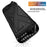 SW2D07 For Nintendo Switch 2 Game Console Protective Case TPU + PC Full Protection Anti Drop Cover - Black - 3
