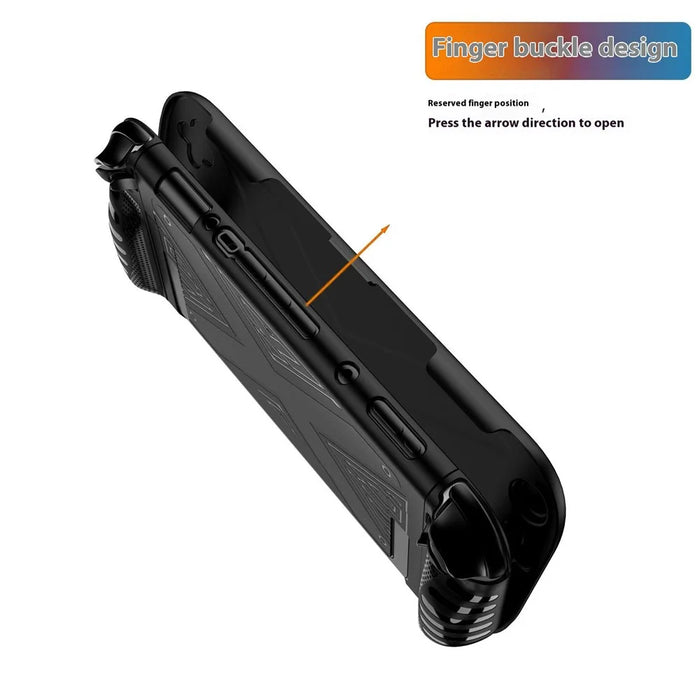 SW2D07 For Nintendo Switch 2 Game Console Protective Case TPU + PC Full Protection Anti Drop Cover - Black - 5