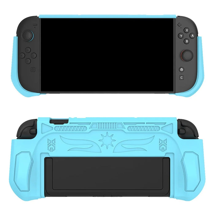 For Nintendo Switch 2 TPU Protective Case Full Coverage Game Console Shockproof Cover - Blue - 1
