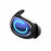 Q9 Wireless Mini Single Earbud Noise Cancelling Invisible In-Ear Headphone for Sleep - Blue - 1