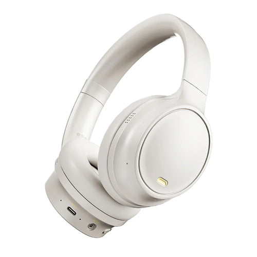 EL-GT10 Bluetooth-Compatible Headphone Active Noise Cancelling Over Ear Wireless Gaming Music Headset - White - 1
