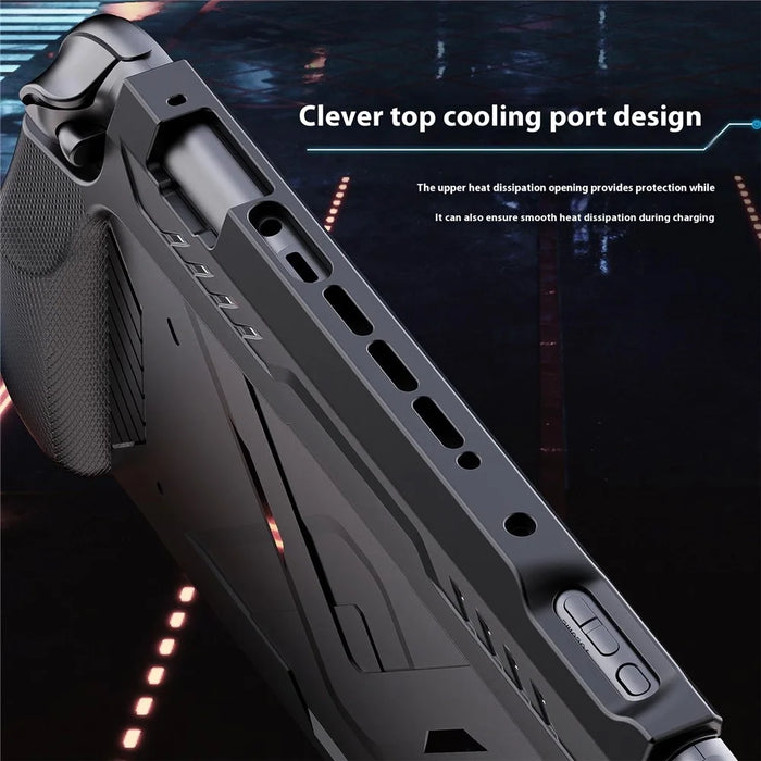 For Nintendo Switch 2 Protective Case Anti Drop TPU + PC Shell Cover - Black - 4