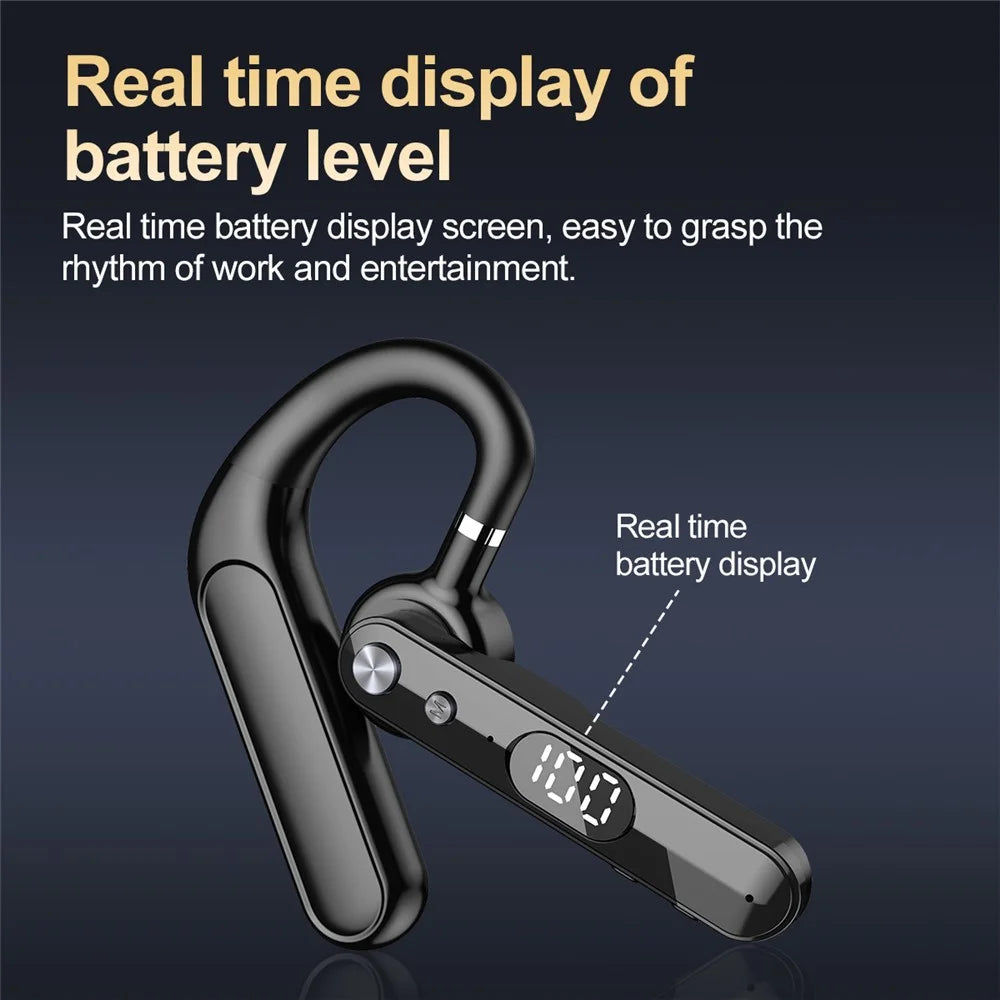 VSIDEA V82 Wireless Bluetooth-Compatible Headset Over-Ear Business Earphones Rotating Earbud - 5