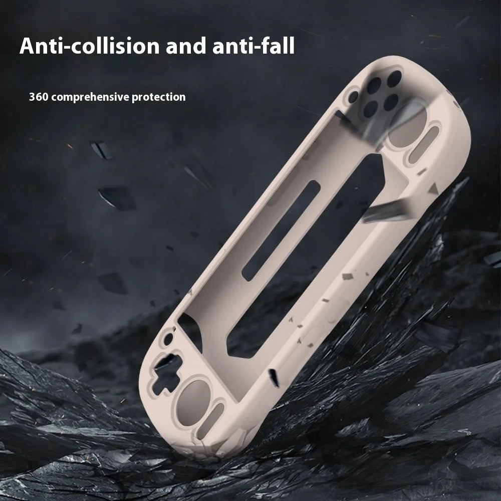 For Retroid Pocket 5 Handheld Game Console Silicone Protective Case Anti Slip Shock Absorbing Cover - Black - 4