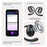 T20 Bluetooth-Compatible Music Earphones Noise Cancelling Multi Language Translation Headphones - Black - 7