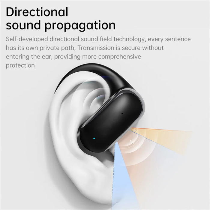 T25 OWS Bluetooth-Compatible Earbuds Multi Language Translation Wireless Music Earphones - White - 5