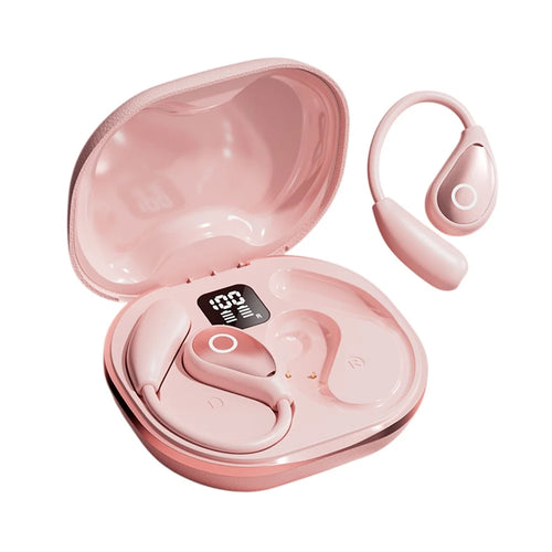 M95 Ear Hook Wireless Earbuds HiFi Sound Bluetooth-Compatible Earphones for Sports  /  Workout  /  Exercise - Pink - 1