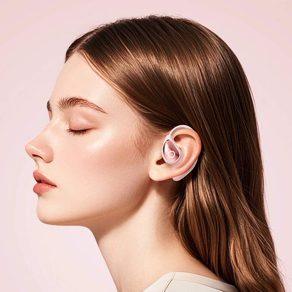 M95 Ear Hook Wireless Earbuds HiFi Sound Bluetooth-Compatible Earphones for Sports  /  Workout  /  Exercise - Pink - 3