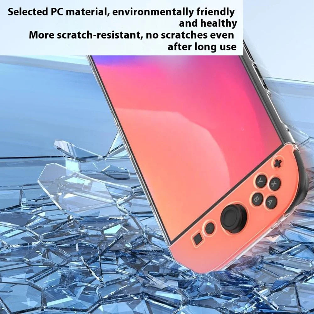 HONSON HS-SW2032 For Nintendo Switch 2 Crystal Case PC Slim Protective Cover Clear Shell Anti Shock / Shatterproof - 3