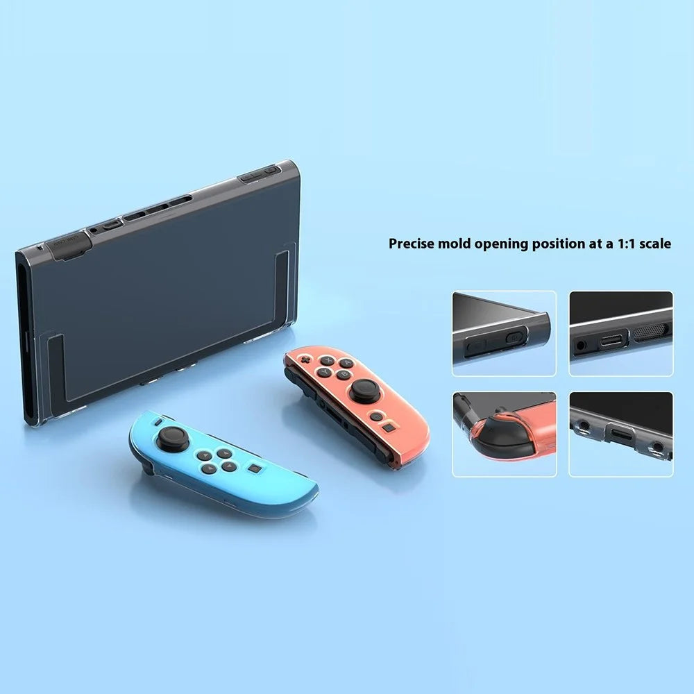 HONSON HS-SW2032 For Nintendo Switch 2 Crystal Case PC Slim Protective Cover Clear Shell Anti Shock / Shatterproof - 4