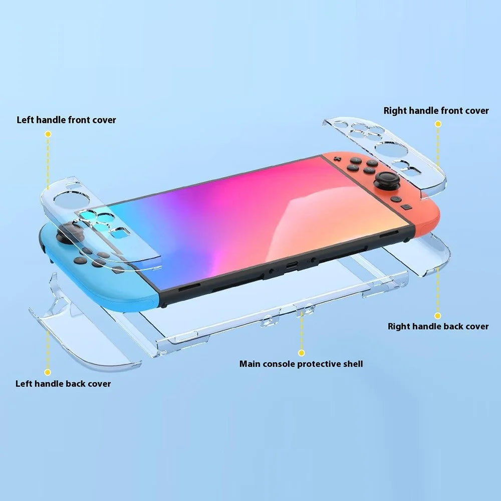 HONSON HS-SW2032 For Nintendo Switch 2 Crystal Case PC Slim Protective Cover Clear Shell Anti Shock / Shatterproof - 5