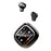 S09 Wireless Earbuds with Full Color Touch Screen Charging Case Noise Cancellation Bluetooth-compatible Headphones - Black - 1