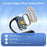 Q16 144 Languages AI Translation Earbuds OWS Open Ear Touch Control Bluetooth-compatible Earphones - Black - 5