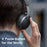 MCDODO HP-142 Superior Active Noise Cancelling Over Ear Headphones Bluetooth-compatible Headset - Black - 3