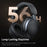MCDODO HP-142 Superior Active Noise Cancelling Over Ear Headphones Bluetooth-compatible Headset - Black - 5