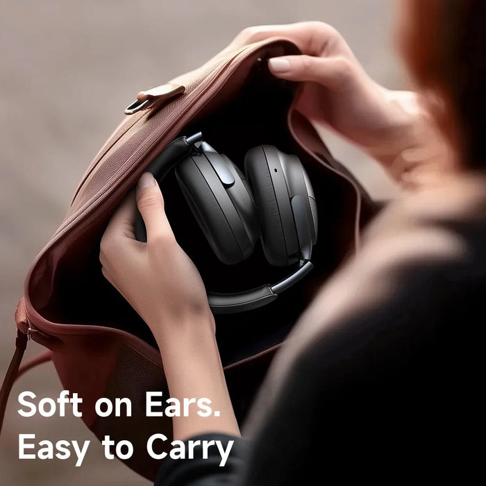MCDODO HP-142 Superior Active Noise Cancelling Over Ear Headphones Bluetooth-compatible Headset - Black - 6