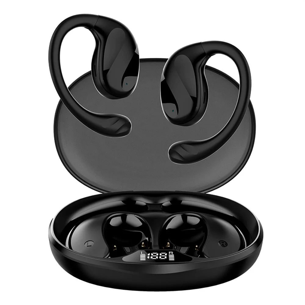 TW100 144 Languages Voice Translation Bluetooth-compatible Earbuds AI Photo Translation Video Call Interpreter Headphones - Black - 2