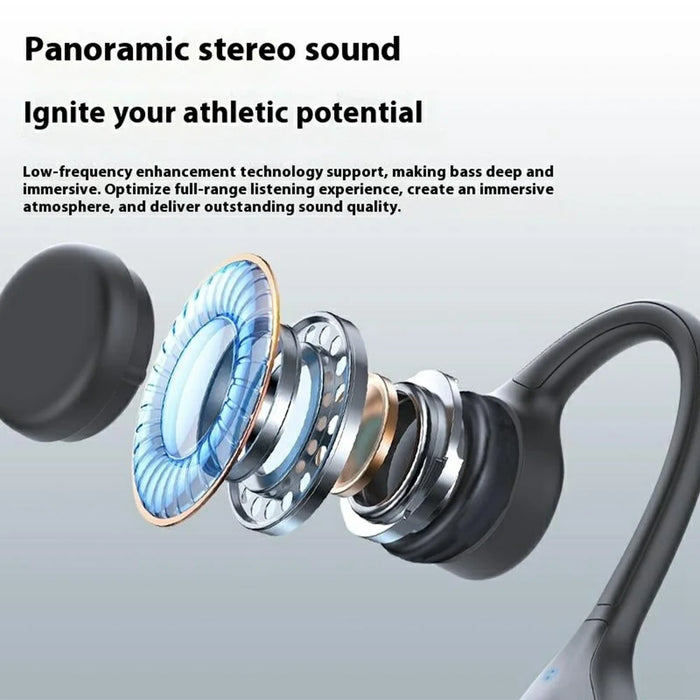 X3 Bone Conduction Headphones Open Ear Waterproof Wireless Headset for Sports Running - 3