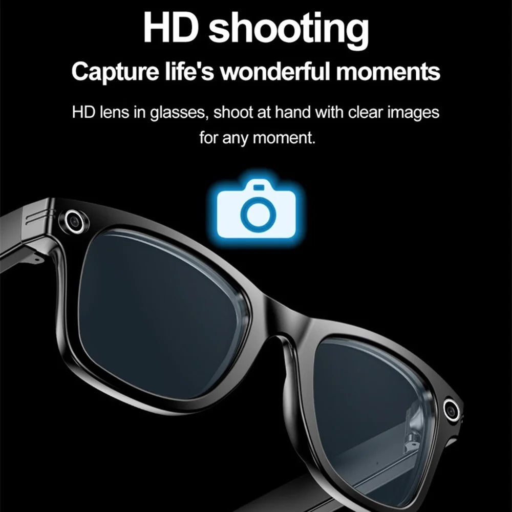 W600 Multifunction AI Smart Glasses HD Video Recording Bluetooth-compatible Music Eyeglasses - Anti Blue Light - 4