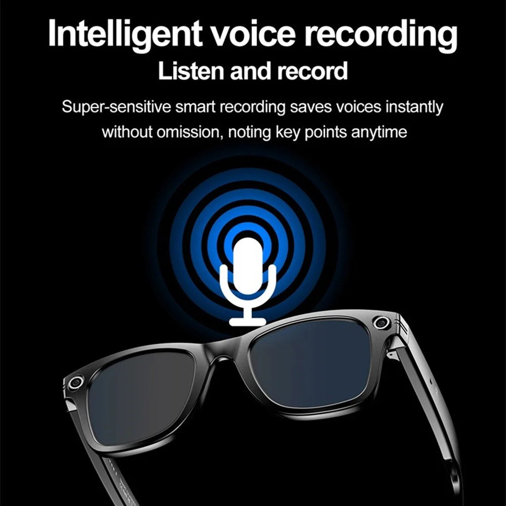 W600 Multifunction AI Smart Glasses HD Video Recording Bluetooth-compatible Music Eyeglasses - Anti Blue Light - 6