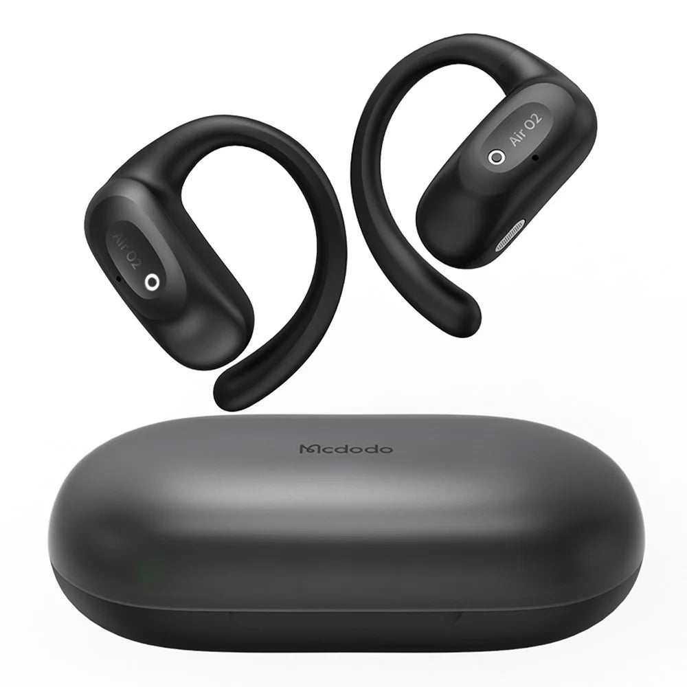 MCDODO HP-805 Air O2 Open Ear True Wireless Earbuds Bluetooth-compatible Music Earphones - Black - 1