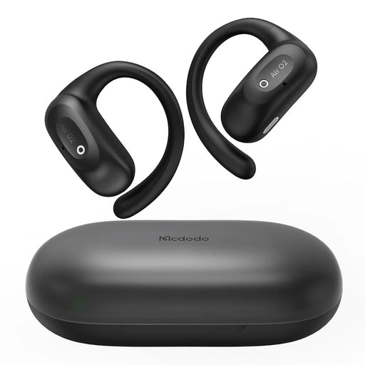 MCDODO HP-805 Air O2 Open Ear True Wireless Earbuds Bluetooth-compatible Music Earphones - Black - 1