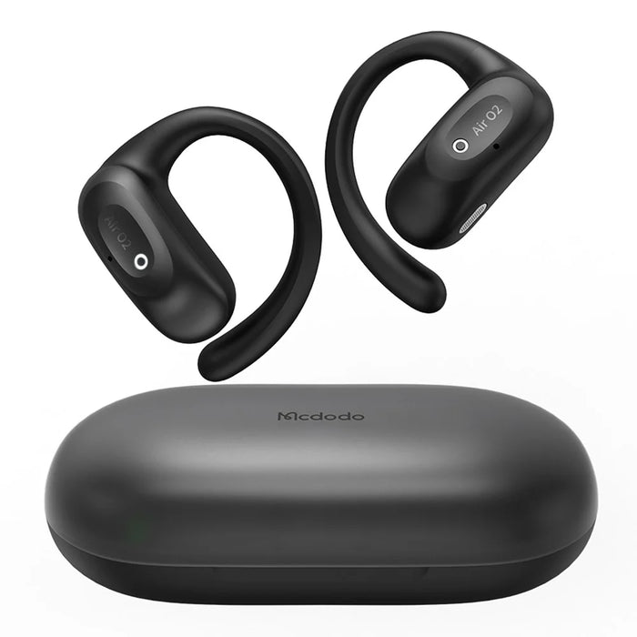MCDODO HP-805 Air O2 Open Ear True Wireless Earbuds Bluetooth-compatible Music Earphones - Black - 1