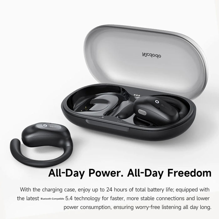 MCDODO HP-805 Air O2 Open Ear True Wireless Earbuds Bluetooth-compatible Music Earphones - Black - 6