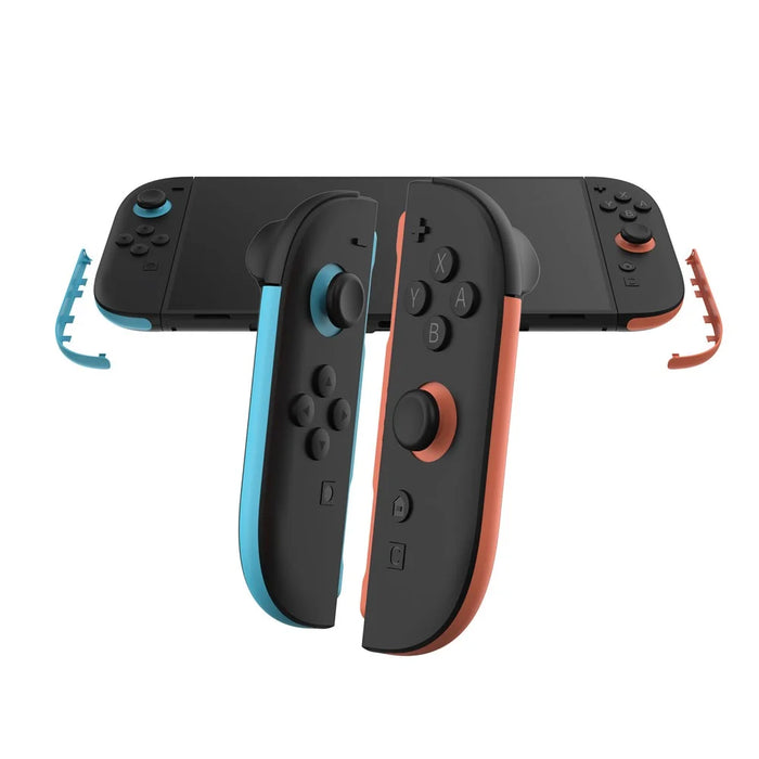 For Nintendo Switch 2 Left and Right Joy-Con Controller Decorative Strips Gaming Accessories - Blue+Red - 3