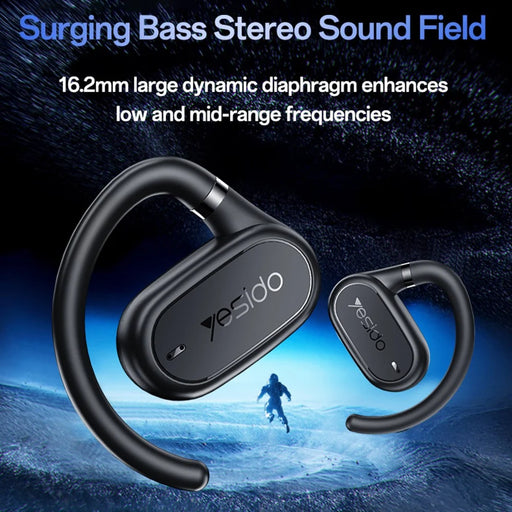 YESIDO YSP25 Open Ear Bluetooth-Compatible Earphones Bass Enhanced Waterproof Wireless Headset - 2